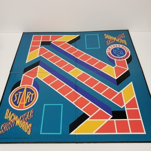 Random House Backwords Words 1988 Vintage Board Game - Picture 5 of 7